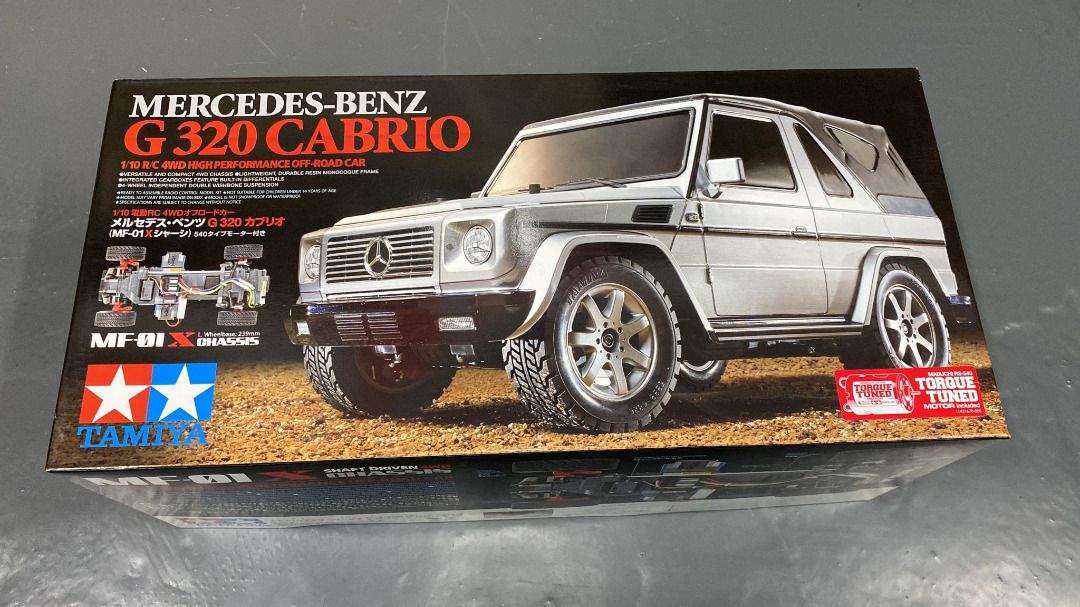 TAMIYA G 320 CABRIO 1/10 RCカー　MF-01x Tamiya Rc Mercedes-Benz G 320 Cabrio / Tamiya USA